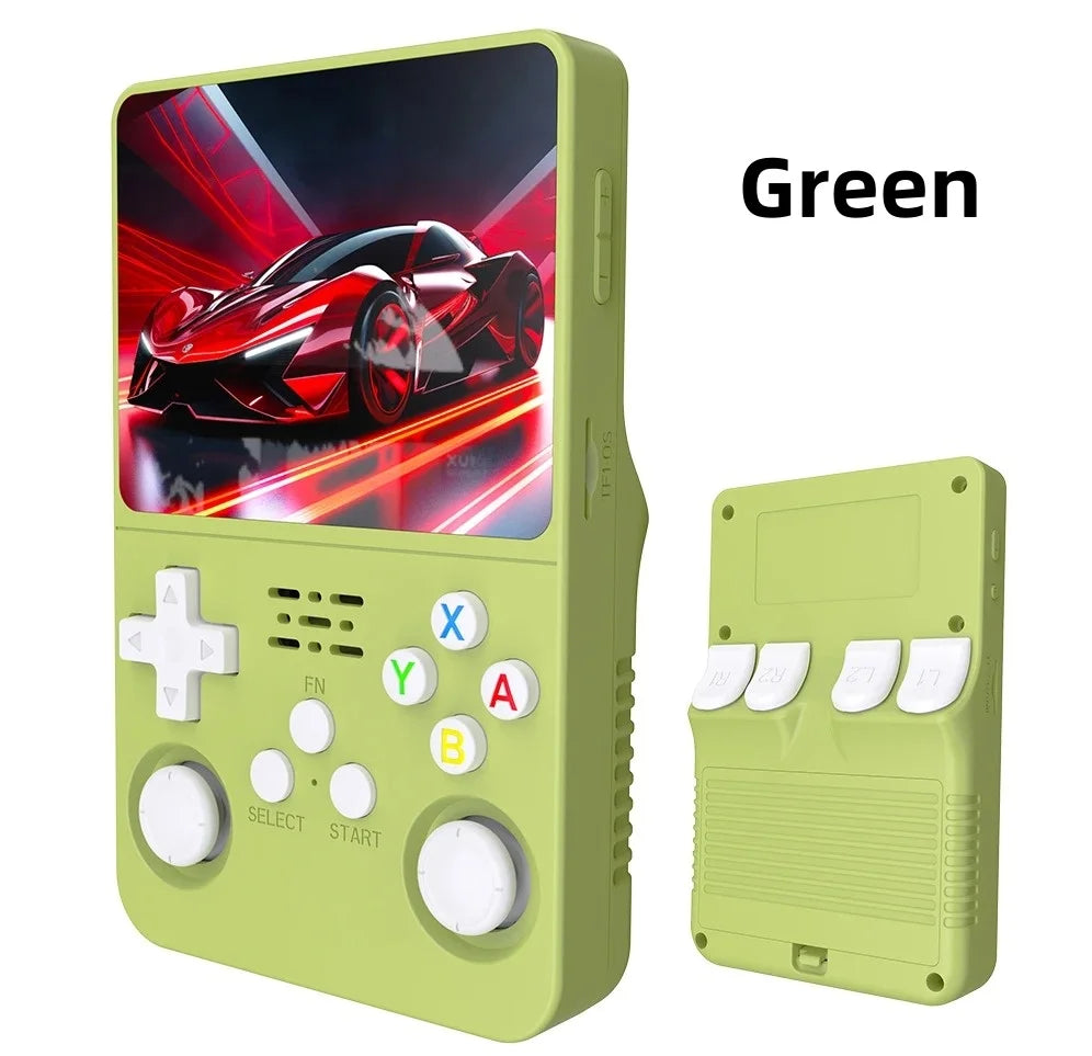 R36S Retro Handheld-Videospielkonsole Linux-System 3,5 Zoll IPS-Bildschirm 3000mAh Akku 64G/128G TF-Karte Vorinstallierte Spiele