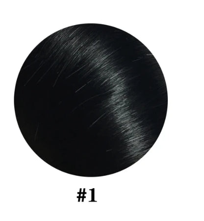 Fish Line 100 Human Hair Extension Piece Hair Blonde Remy Straight Hair Fishing Wire with 3 Clips Invisible Wire Hair Extension