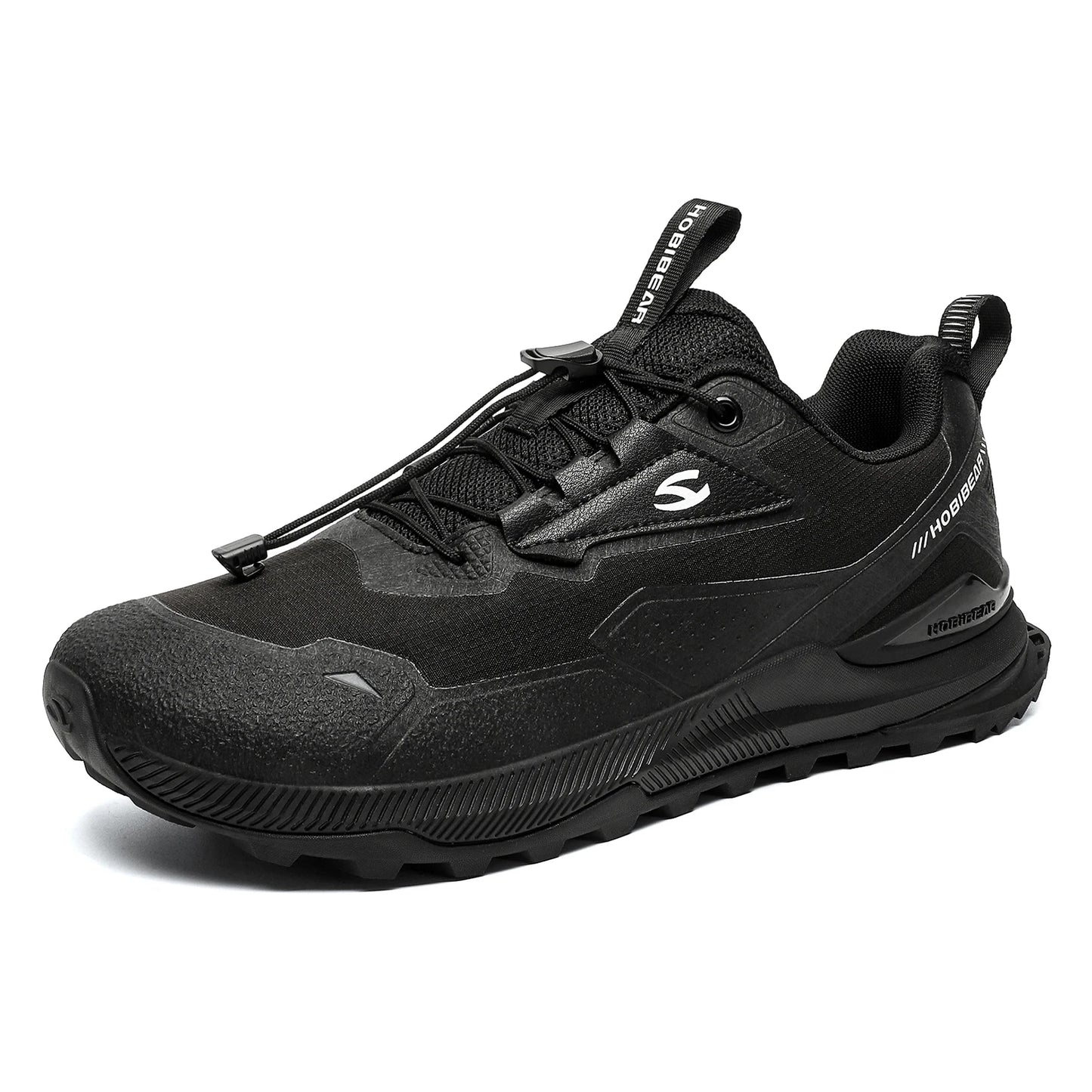 HOBIBEAR Wander- und Laufschuhe für Herren und Damen Elastisches Band Rutschfeste Sneaker Bequeme Outdoor-Reiseschuhe
