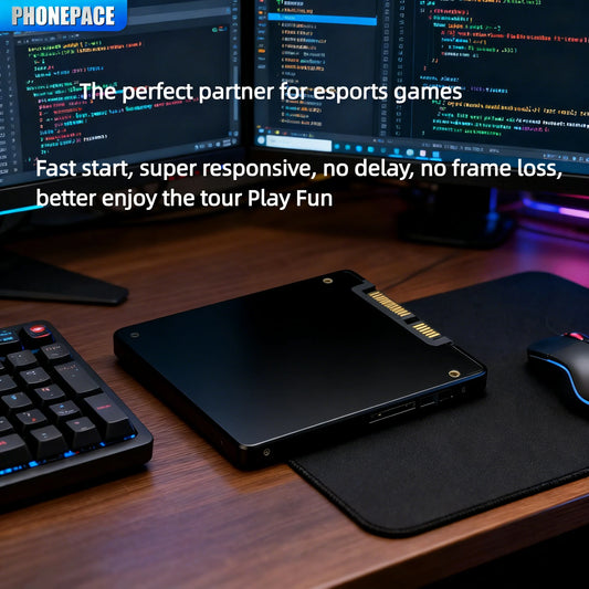 Fengpas 2.5 Inch Solid State Drive SSD SATA3.0 High-Speed Interface 500M/S Read Speed Suitable for Desktops Laptops DIY