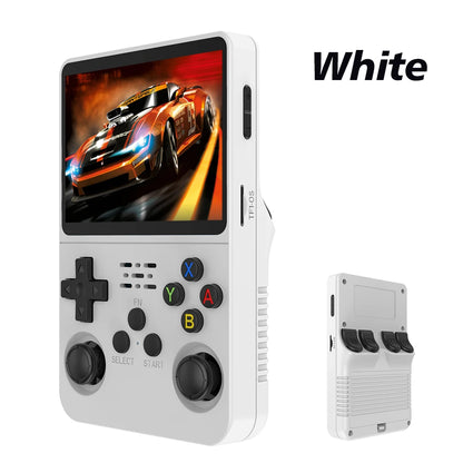 R36S Retro Handheld-Videospielkonsole Linux-System 3,5 Zoll IPS-Bildschirm 3000mAh Akku 64G/128G TF-Karte Vorinstallierte Spiele