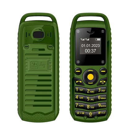 SERVO B25 Tasten-Mini-Mobiltelefon 2 SIM-Standby Bluetooth-Wählfunktion Umgebungs-Verschleiß-Blacklist Kleinste Backup-Handys für den Sport
