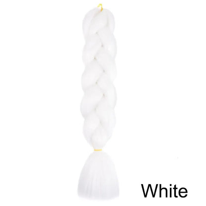 24Inch Synthetic Long Box Jumbo Braiding Hair Extensions Yaki Straight Texture for Women  Dreadlocks