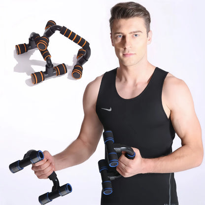 Rutschfeste Push-up-H-Stange Heimtrainer Kraftrahmen Fitnessgriff Liegestützstange Arm- und Brustmuskeltraining
