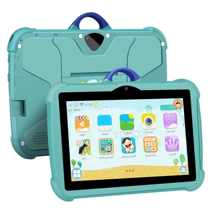 Neues 7-Zoll-5G-WLAN-Tablet für Kinder – ideal zum Lernen und für Bildungszwecke. Quad-Core-Prozessor, 4 GB RAM, 64 GB ROM, WLAN-fähig, inklusive Tragetasche. Perfekt als Geschenk für Kinder.