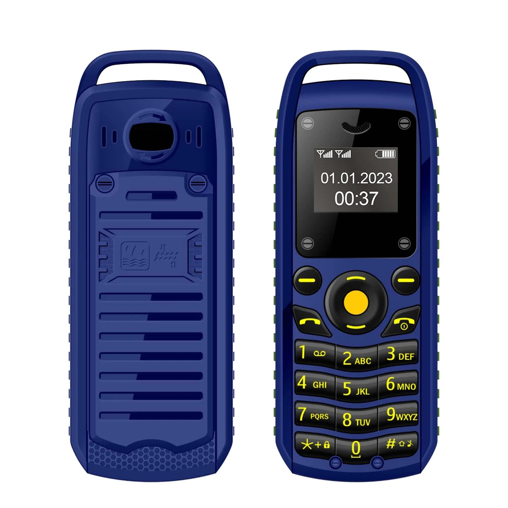 SERVO B25 Tasten-Mini-Mobiltelefon 2 SIM-Standby Bluetooth-Wählfunktion Umgebungs-Verschleiß-Blacklist Kleinste Backup-Handys für den Sport