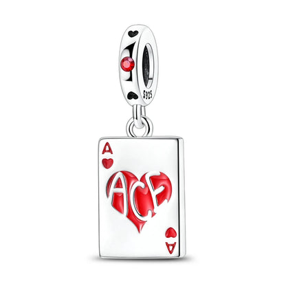 Original 925 Sterling Silber Rote Charm Perlen Rotwein Chili Hantel Anhänger für Frauen Passend für DIY Armband Geburtstag Schmuck Geschenk