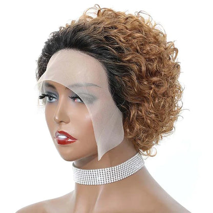 Pixie Cut Wig Human Hair 13x1 Lace Frontal Wigs  For Women Human Hair Short Bob Human Hair Wigs  Lace Front Human Hair Wig