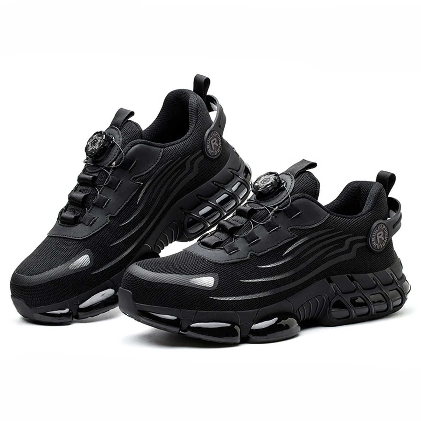 Unzerstörbare Stahlkappen Sicherheitsschuhe Rutschfest Abriebfest Arbeitsschuhe Herren Robust Bequemer Sneaker