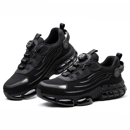 Unzerstörbare Stahlkappen Sicherheitsschuhe Rutschfest Abriebfest Arbeitsschuhe Herren Robust Bequemer Sneaker