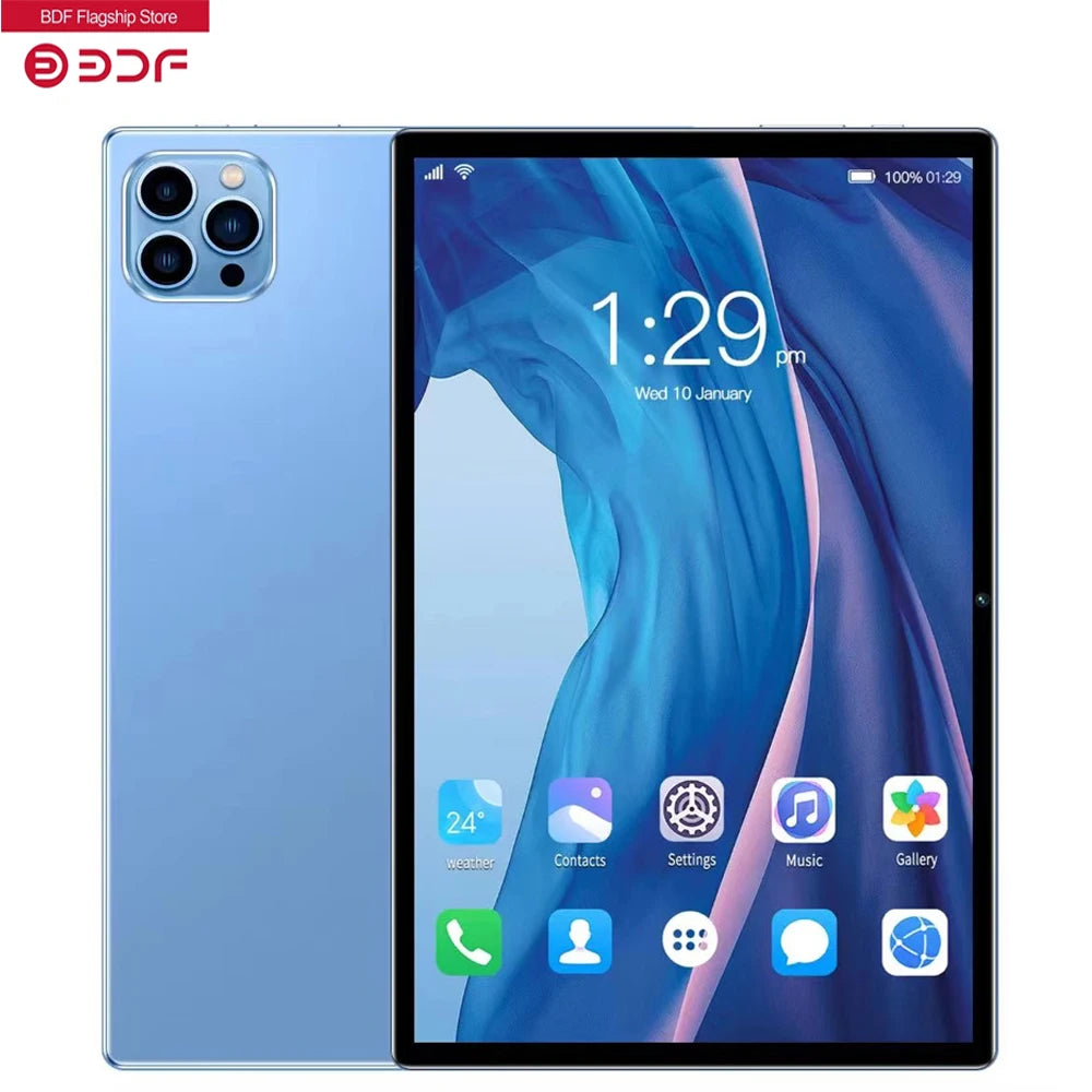 New 10.1 inch Tablets 4G Phone Call Octa Core Tablet Wi-Fi Bluetooth 8GB+64GB Dual SIM Android 13 Tablet PC