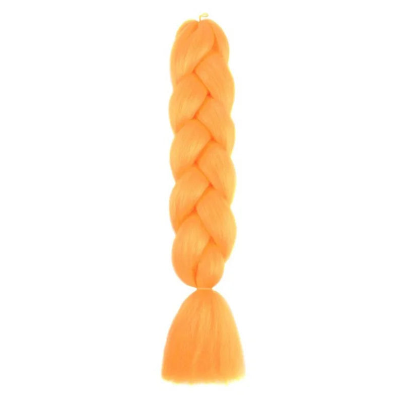 24Inch Synthetic Long Box Jumbo Braiding Hair Extensions Yaki Straight Texture for Women  Dreadlocks