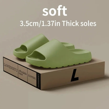 Coconut Slippers Feel like Stepping on Clouds Thick-soled Sandals Summer New Non-slip Wearing Sandals（Shoebox not included）