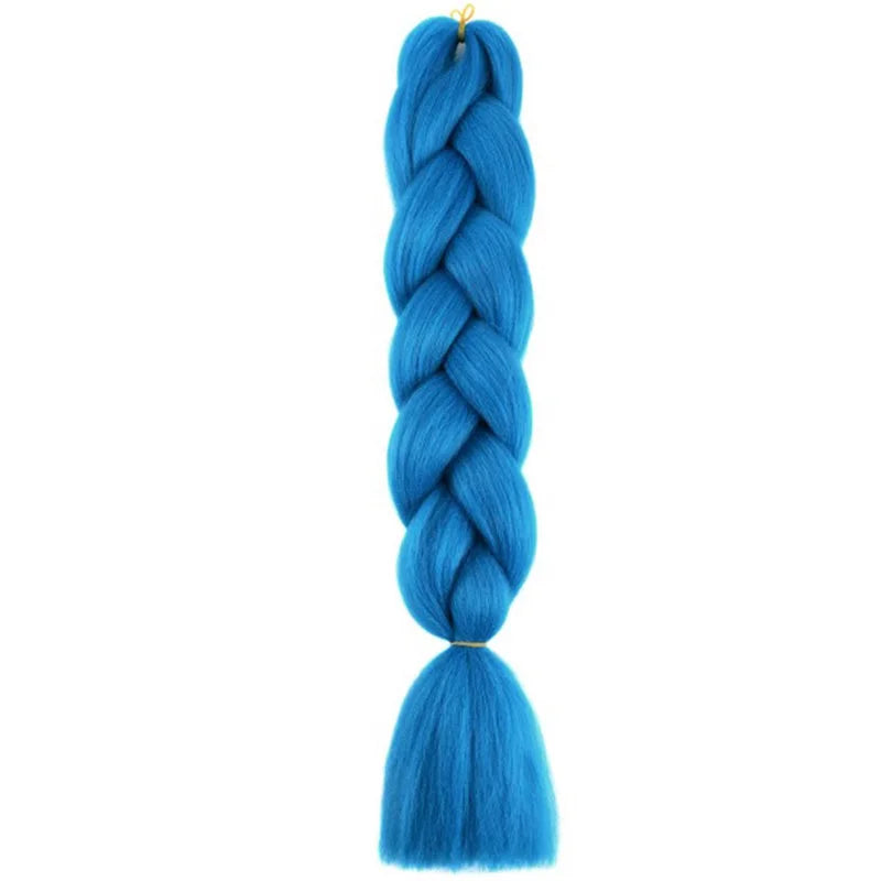 24Inch Synthetic Long Box Jumbo Braiding Hair Extensions Yaki Straight Texture for Women  Dreadlocks