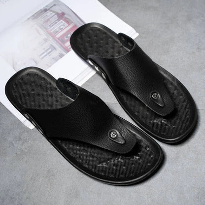 MAEDEF Neue Sandalen Schuhe Herren Sommer Herren Flip Flops Hochwertige Strandsandalen Anti-Rutsch Zapatos Hombre Freizeitschuhe Herren Pantoffeln