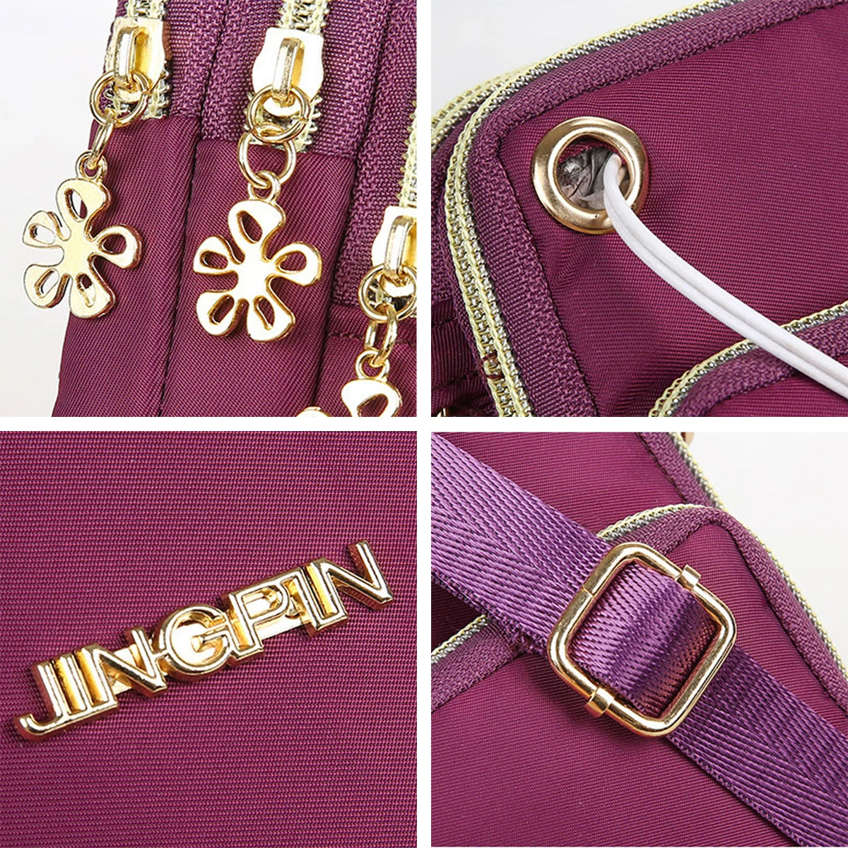 Mobile Phone Bag, WOMEN'S Crossbody Mini Bag, 2024 New Fashion Mom Mommy Coin Bag, Neck Hanging Running Cover