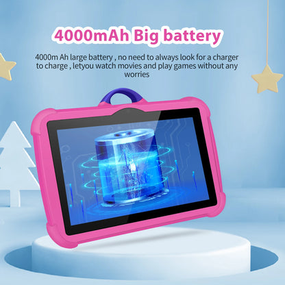 Neues 7-Zoll-5G-WLAN-Tablet für Kinder – ideal zum Lernen und für Bildungszwecke. Quad-Core-Prozessor, 4 GB RAM, 64 GB ROM, WLAN-fähig, inklusive Tragetasche. Perfekt als Geschenk für Kinder.