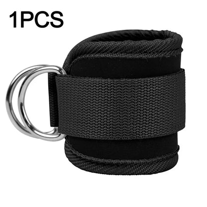 1PC Gepolsterte Knöchelriemen Knöchelriemen für Kabelzugmaschinen Doppelte D-Ring Fitness Knöchelmanschetten für das Fitnessstudio Rabatt-Beinstrecker