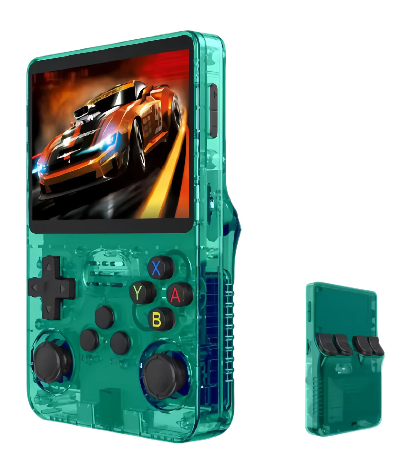 R36S Retro Handheld-Videospielkonsole Linux-System 3,5 Zoll IPS-Bildschirm 3000mAh Akku 64G/128G TF-Karte Vorinstallierte Spiele