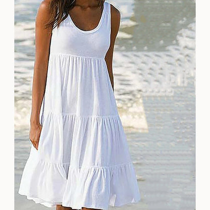 Sexy Trägerkleid Damen Mode Elegant Einfarbig Eng Anliegend Ärmellos Rückenausschnitt Schlitz Kleid Party Nachtclub Midi Kleider Weiblich