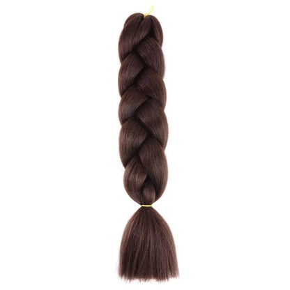 24Inch Synthetic Long Box Jumbo Braiding Hair Extensions Yaki Straight Texture for Women  Dreadlocks