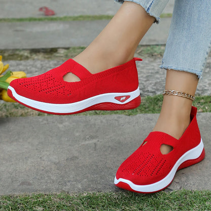 Damensommerschuhe - Freizeit-Sneaker, schlicht, für vier Jahreszeiten geeignet, leichte flache Damenschuhe, einfarbig, Ausverkauf mit kostenlosem Versand