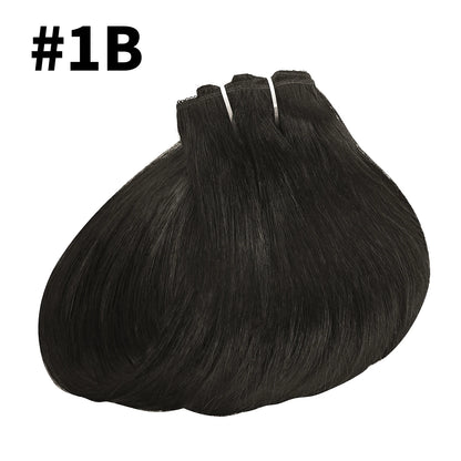 Clip In Hair Extensions Real Human Hair Color #4 Chocolate Brown Clip In Hair Extensions 8pcs Hair Natural Black Color 24 Inches