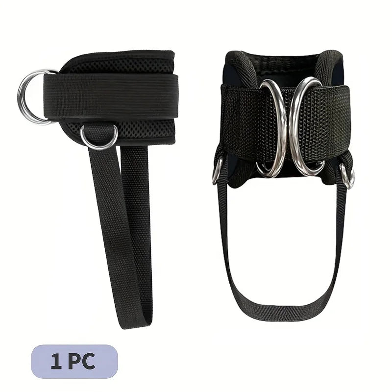 1PC Gepolsterte Knöchelriemen Knöchelriemen für Kabelzugmaschinen Doppelte D-Ring Fitness Knöchelmanschetten für das Fitnessstudio Rabatt-Beinstrecker