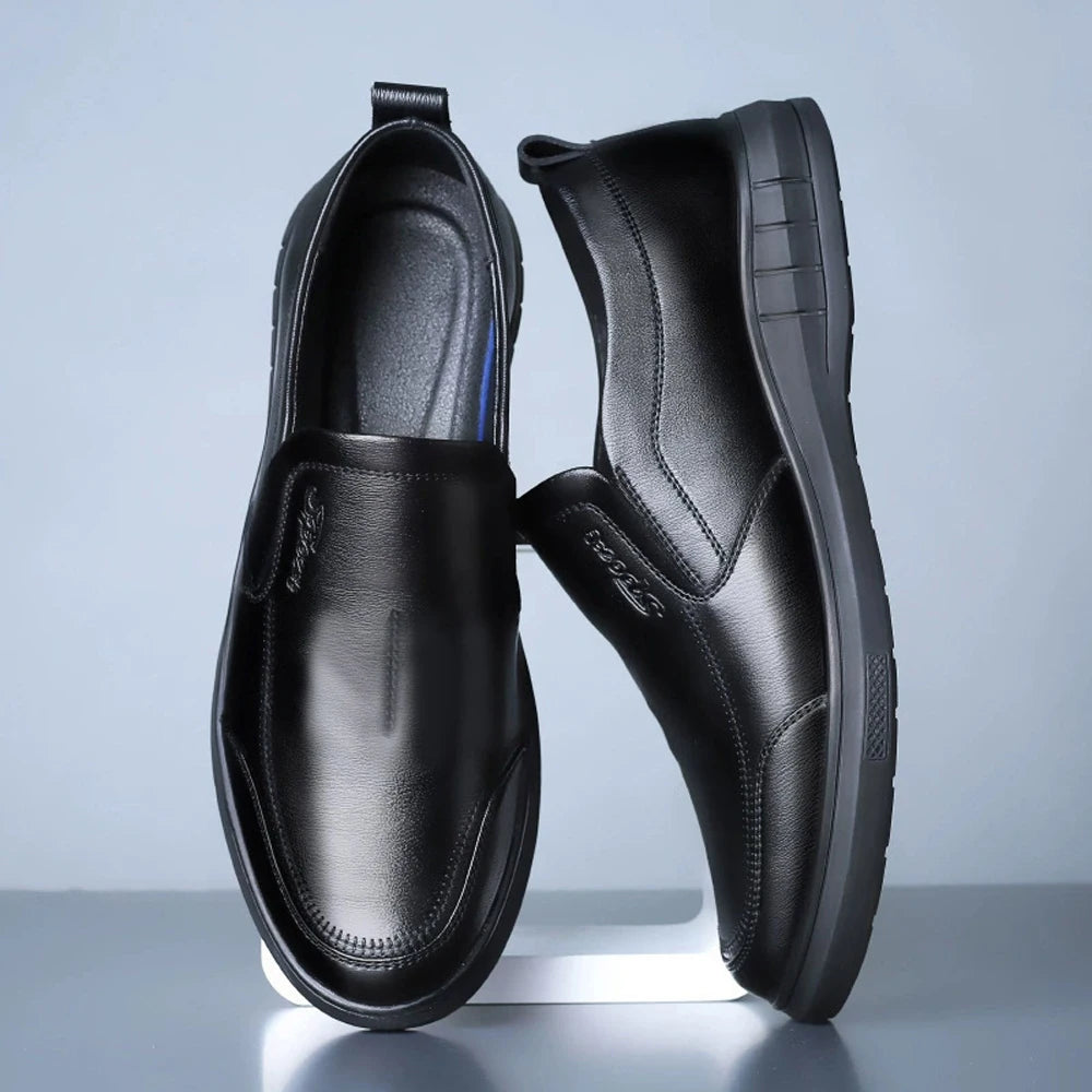 Herrenschuhe aus PU-Leder, elegante Loafer, große Größen, Freizeit, weich, Herren, Business, bequem, rutschfest, Autofahrerschuhe