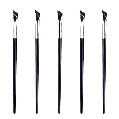 2/5Pc Karsyngirl Upgrade Blade Eyeliner Brush Ultra Thin Fine Angle Flat Eyebrow Brush Under The Eyes Place Precise Detail Brush