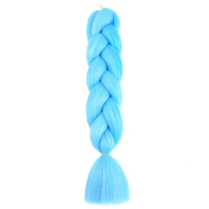 24Inch Synthetic Long Box Jumbo Braiding Hair Extensions Yaki Straight Texture for Women  Dreadlocks