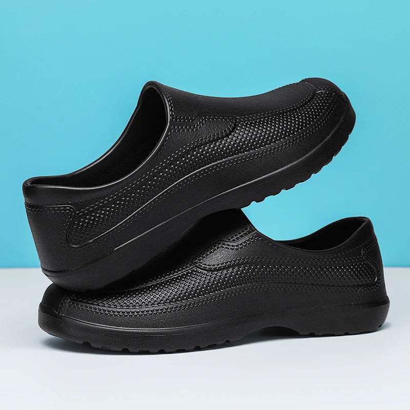 In-Stock Waterproof Food-Grade Shoes, Outdoor Work Safety Shoes, Waterproof and Wear-Resistant, Ultra-Light Slip-On Rain Shoes, Work Shoes