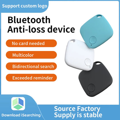 HOMEFISH Mini Bluetooth 5.0 Tracker Anti-Verlust-Gerät Rund Haustier Kinder Tasche Geldbörse Ortung Smart Finder Locator