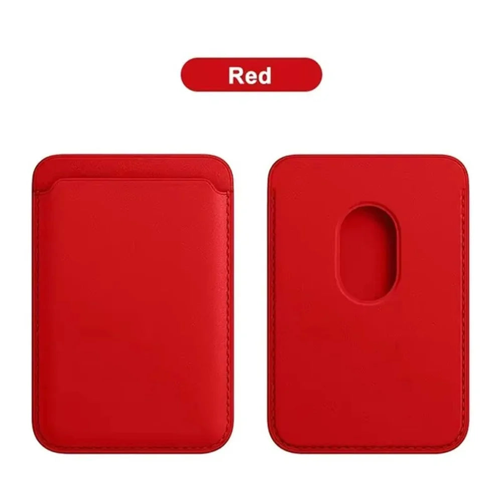 Leather Wallet Case Magnetic Card Holder Macsafe Phone Stand for Magsafe iPhone 15 14 13 Pro Max Safe Support Telephone Bracket