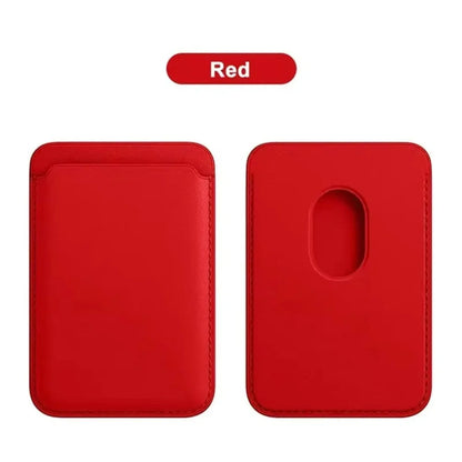 Leather Wallet Case Magnetic Card Holder Macsafe Phone Stand for Magsafe iPhone 15 14 13 Pro Max Safe Support Telephone Bracket