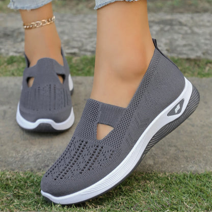 Damensommerschuhe - Freizeit-Sneaker, schlicht, für vier Jahreszeiten geeignet, leichte flache Damenschuhe, einfarbig, Ausverkauf mit kostenlosem Versand