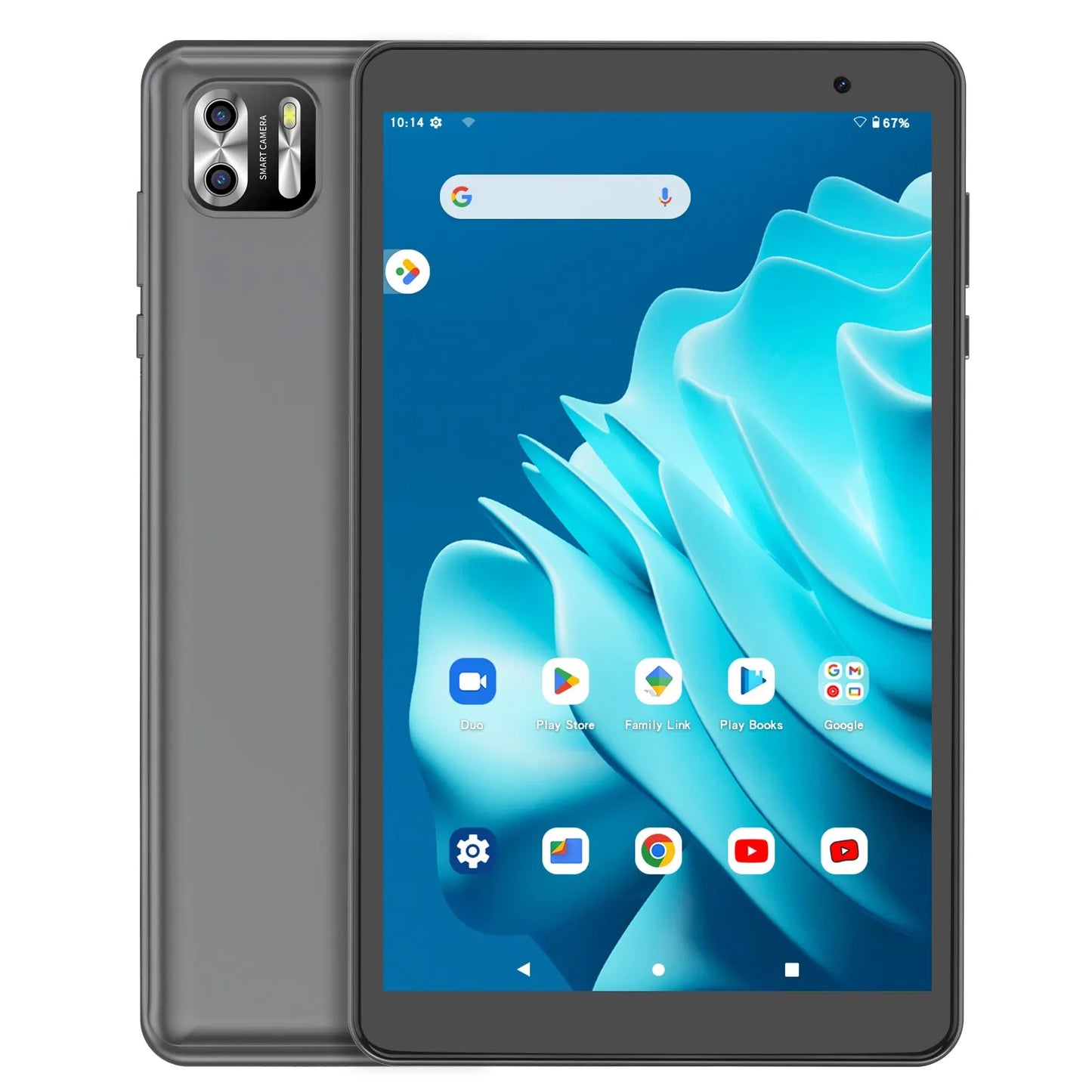 PRITOM 8 Inch Tablet Android 14, 8GB(4+4 Expand) RAM 64GB ROM,1TB Expand,1280x800 IPS Screen 5000MAH Battery,Dual Camera WiFi