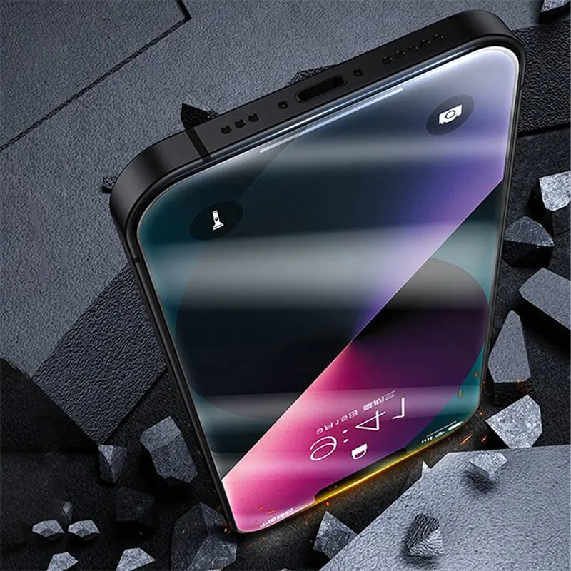 4 STÜCK Blickschutzfolie für iPhone 14 Pro Max 16 Pro Anti-Spy Glas für iPhone 13 15 12 11 Pro Max 13 Mini Panzerglas