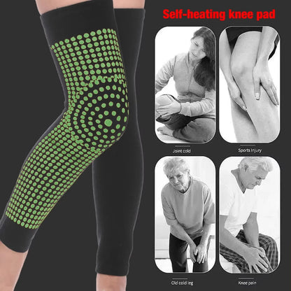 Paar Dot Heating Kniepolster Bandage Sport Knieschoner Turmalin Kniebandage zur Linderung von Arthrose Gelenkschmerzen Erholung Unisex