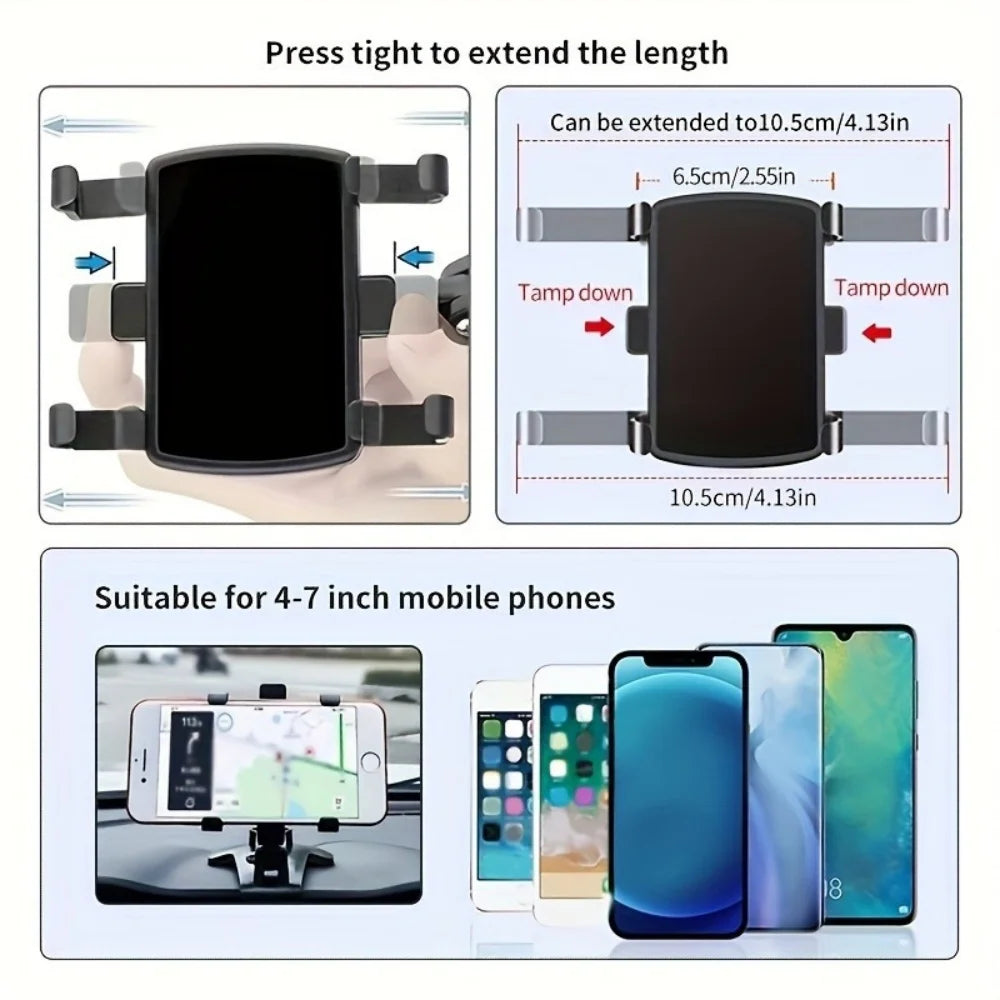Universelle Kfz-Handyhalterung mit 360°-Drehung