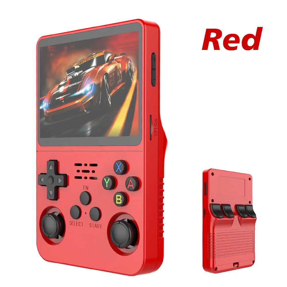 R36S Retro Handheld-Videospielkonsole Linux-System 3,5 Zoll IPS-Bildschirm 3000mAh Akku 64G/128G TF-Karte Vorinstallierte Spiele