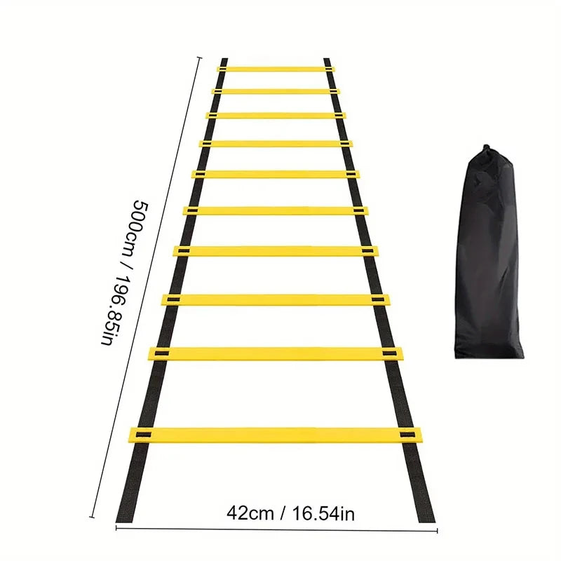Agility Ladders Nylonbänder für Schnelligkeitstraining und Sport-Flexibilität Agility Fußball-Training Energie-Leiter Ausrüstung