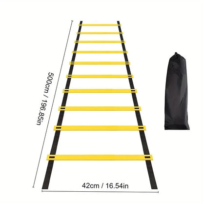 Agility Ladders Nylonbänder für Schnelligkeitstraining und Sport-Flexibilität Agility Fußball-Training Energie-Leiter Ausrüstung