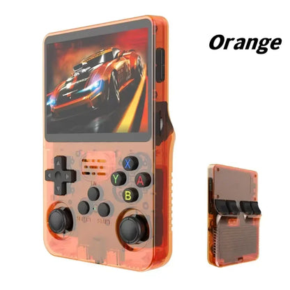 R36S Retro Handheld-Videospielkonsole Linux-System 3,5 Zoll IPS-Bildschirm 3000mAh Akku 64G/128G TF-Karte Vorinstallierte Spiele