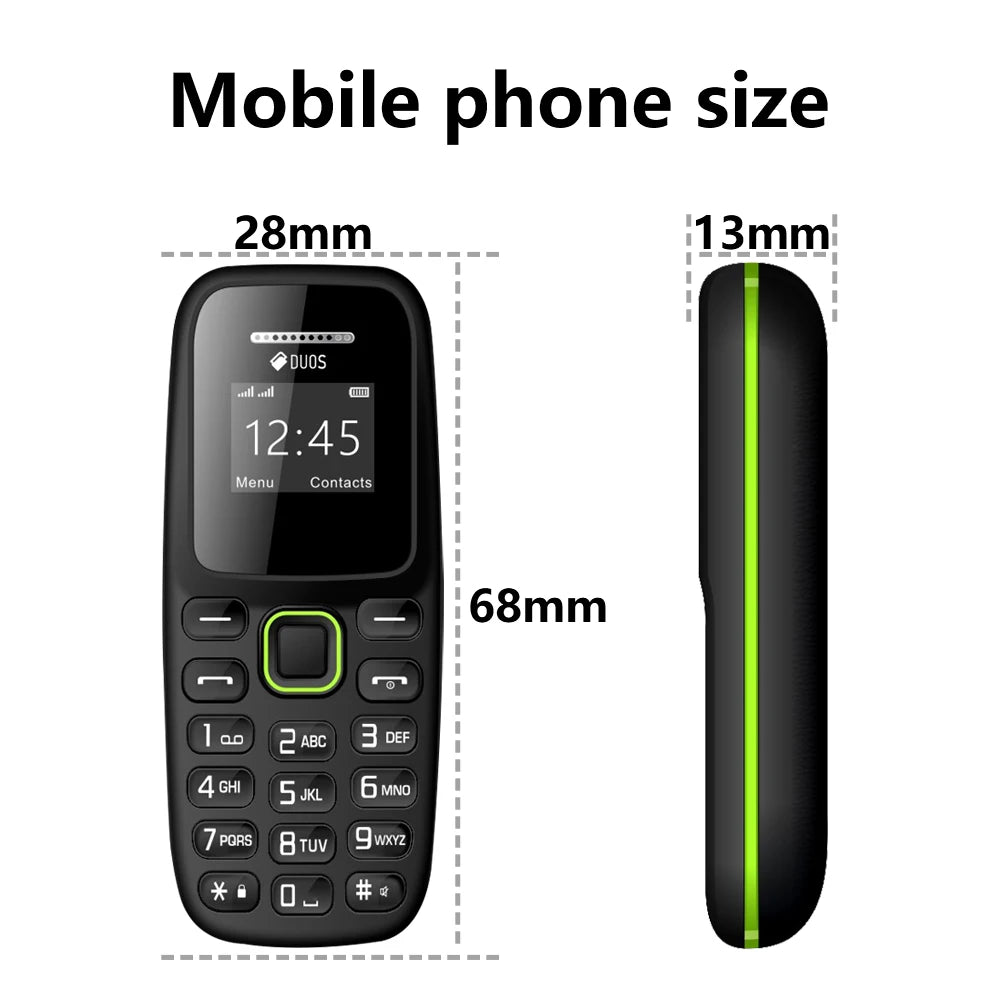 BM310 Kleine Mobiltelefone Entsperrt Bluetooth-Kopfhörer Telefon Geringe Strahlung Automatische Anrufaufzeichnung Dual-SIM Kleines Handy