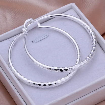 Ohrringe 3CM Kreis-Creolen für Damen, modisch, hübsch, Hochzeit, Party, Schmuck, Weihnachtsgeschenke