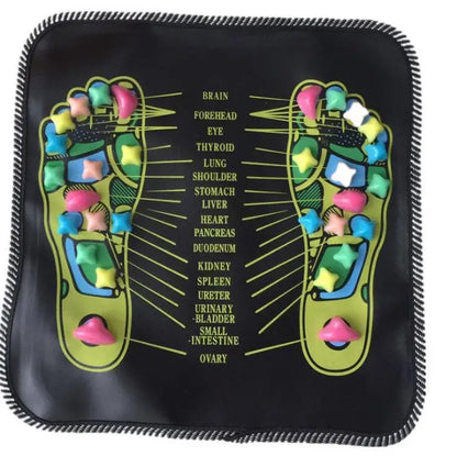 Fußmassage-Matte Akupressur Entspannungs-Massagepad Triggerpunkt Gesundheits-Therapie Entspannung Schmerzlinderung Reflexologie Spaziergang Steinweg