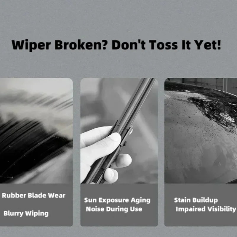 Auto Scheibenwischer Reparaturgerät Regenflügel Windschutzscheibenwischer Werkzeug Universell Überarbeiten Auto Klinge Tragbarer Scheibenwischer Reparatur Auto Kratzer