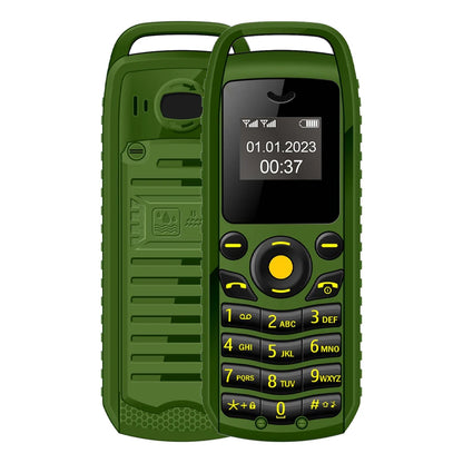 SERVO B25 Tasten-Minihandy 2 SIM Bluetooth Wähltelefon im Taschenformat strahlungsarm Blacklist-Alarm kleines Mobiltelefon für den Sport