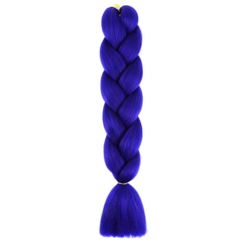 24Inch Synthetic Long Box Jumbo Braiding Hair Extensions Yaki Straight Texture for Women  Dreadlocks